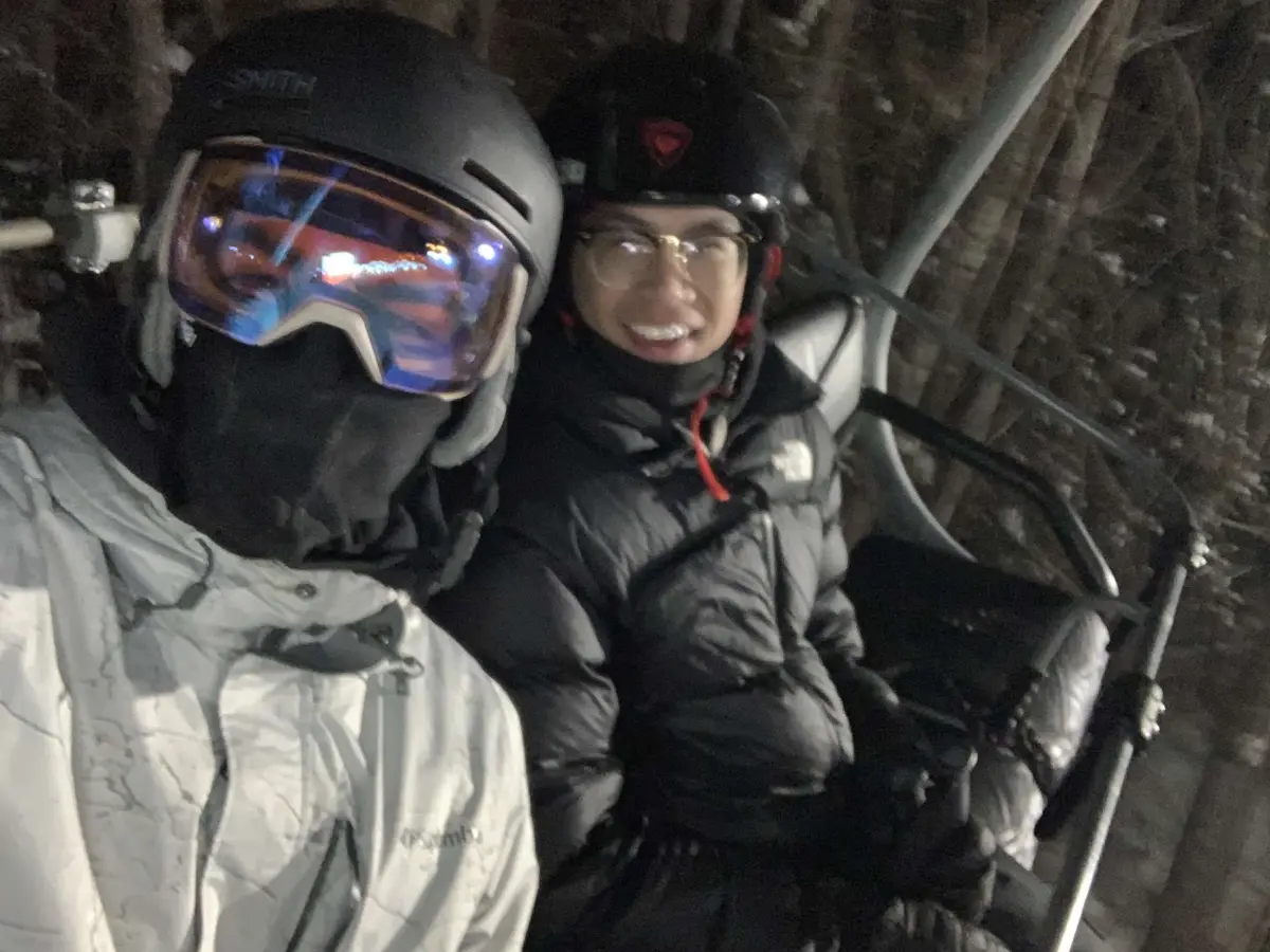 Skiing adventure