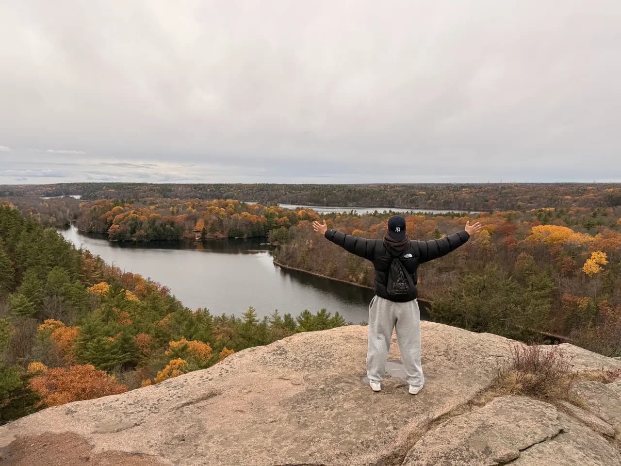 Scenic trail view