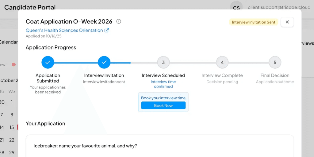 Candidate Portal